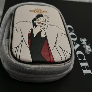 Coach X Disney Villains Eva Phone Crossbody with Maleficent Motif in 2023